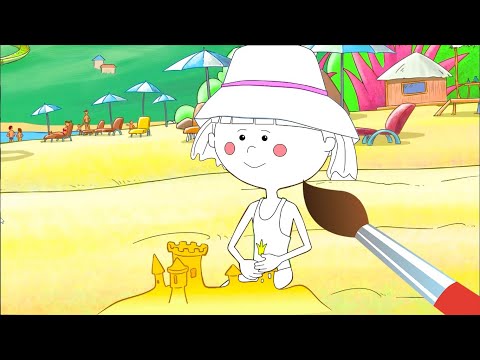 Видео: Жила-была Царевна  - Хочу на море  - Раскраска с Царевной