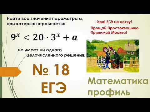 Видео: №18 ЕГЭ математика профиль (параметр)