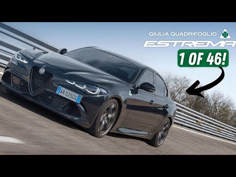Видео: Alfa Romeo Giulia Quadrifoglio Estrema Special Edition уже здесь, и вы не сможете её купить