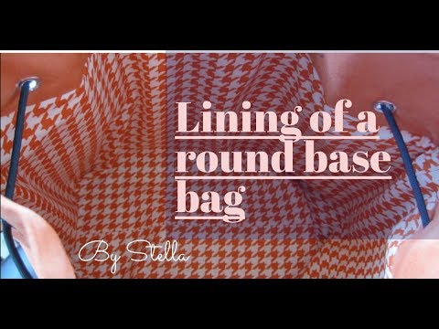 Видео: Как сделать внутреннюю подкладку сумки-мочилы, сумки с круглым дном, сумки-ведра | Автор: Стелла