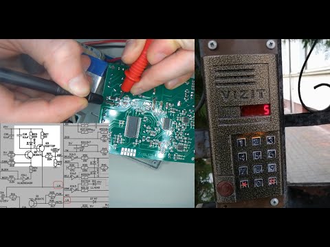 Видео: Ремонт домофона Vizit SM-101+БУД-302М - не проходят вызовы