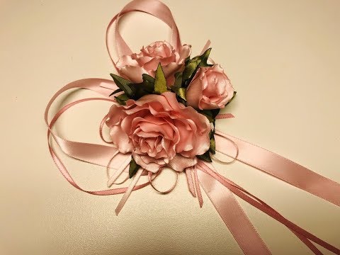 Видео: МК Розы из лент 🌹🌹. Ribbon rose 🌹🌹. Flores de fita 🌺🌺
