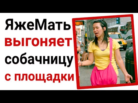 Видео: ЯжеМать выгоняет собачницу с площадки