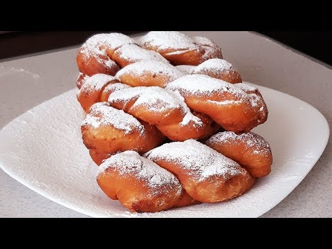 Видео: Любимые хрустящие пончики спирали с вишней! Donuts with cherries!