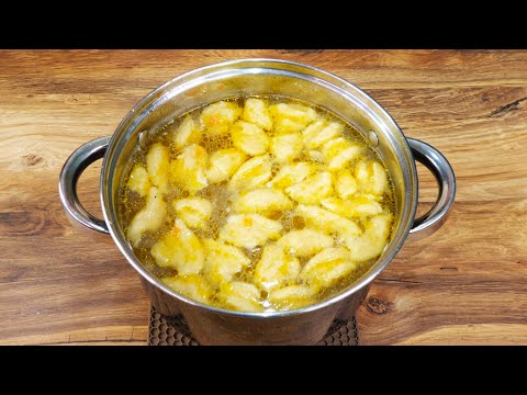 Видео: Как приготовить три литра супа с клецками за 30 минут. Рецепт теста для клецок.