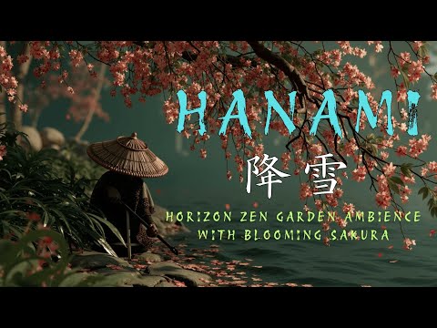 Видео: HANAMI - Атмосфера дзен-сада с цветущей сакурой и нежной лесной музыкой для внутреннего покоя