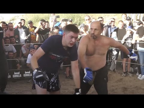 Видео: БОЕВОЙ ДЕД против ПРОФИКА ММА !!! Лучший Бой !!!