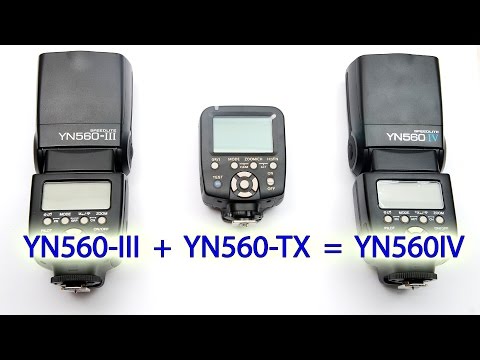 Видео: YONGNUO YN560IV Распаковка, краткий обзор и инструкция по применению