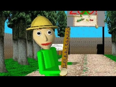 Видео: БАЛДИ ЗООПАРК И КРИПОВЫЙ БАЛДИ! Прохождение: Baldi big zoo и Let's Play