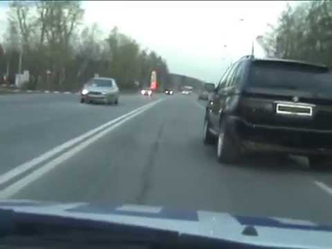 Видео: Погоня за BMW X5  Домодедовский район МО.avi