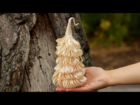 Видео: Елочка из талаша (кукурузных листьев). Мастер-класс
