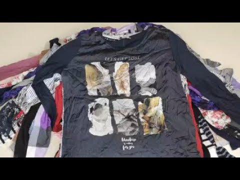 Видео: Лот 1319 Тонковки Женские Германия КРЕМ 1010ркг 12кг 62ед