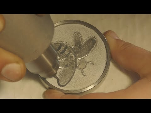 Видео: Изготовление клише с ПЧЕЛОЙ