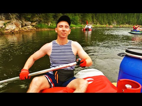 Видео: Пеший сплав по Усьве!!! п.Усьва - п. Мыс/ июль 2023 год. №204