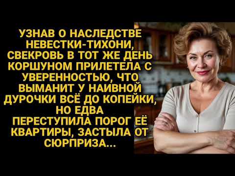 Видео: Ушлая свекровь коршуном налетела на невесткино на наследство, но вскоре получила...