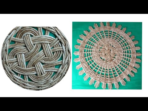 Видео: МК. Панно из бумажной лозы.#88