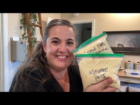 Видео: Замороженное картофельное пюре. Как приготовить картофельное пюре на будущее.