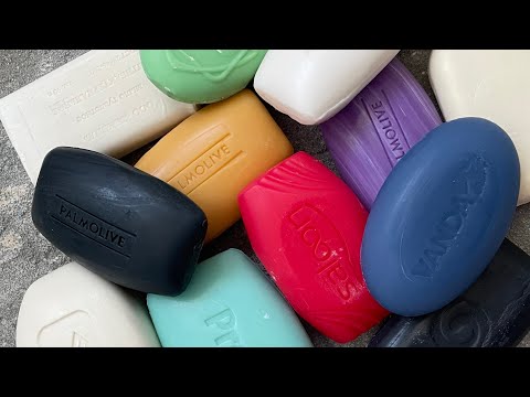 Видео: ASMR soap/ Dry soap cutting 💜💙🖤❤️🧡🤍/ Резка сухого мыла «сборник»