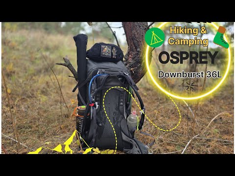 Видео: Огляд спорядження для хайкінгу і кемпінгу на базі Osprey  downburst  36l #hiking #trekking #camping 