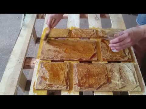 Видео: Изготовление искусственного камня "Леон"