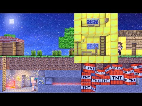 Видео: ВЗОРВАЛ ЗОЛОТУЮ ДЕРЕВНЮ НУБА В МАЙНКРАФТ СЕКРЕТНАЯ ЛОВУШКА В ШАХТЕ В ЗОЛОТОМ 100% ТРОЛЛИНГ НУБА