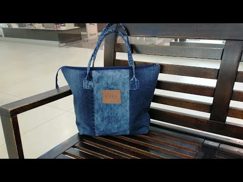 Видео: Сумка из старых джинсов #43.