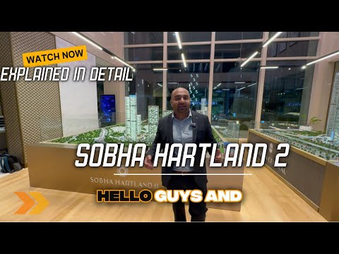 Видео: Sobha Hartland 2 Dubai | Полный тур по проекту и подробные объяснения на английском языке | Роско...