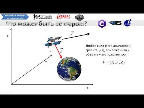 Видео: 1. Векторная алгебра в Space Engineers, KSP, FTD: что такое вектор, примеры в игре