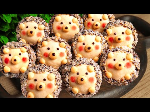 Видео: НОВИНКА! Рецепт ПЕЧЕНЬЯ ёжики! Красивая выпечка к чаю!