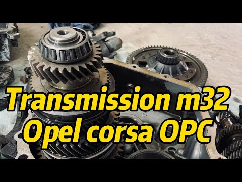 Видео: Opel corsa OPC восстановление, разборка МКПП m32