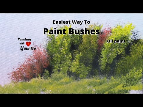 Видео: Самый простой способ покрасить кусты // Шаг за шагом // С Йоветтом