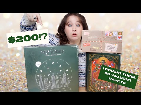 Видео: Я попробовал 3 роскошных адвент-календаря-головоломки… Стоят ли они 100 долларов и больше?