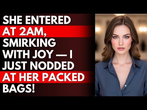 Видео: Она вошла в 2 часа ночи, ухмыляясь от радости — я просто кивнул, глядя на её собранные сумки #измена