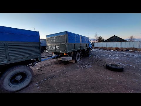Видео: Камаз зерновоз. Дальнобой. Дорожная романтика...
