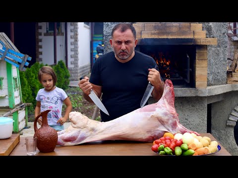 Видео: МЯСО в ВИНЕ. БАРАН в ДУХОВКЕ. ЗАПЕКАЕМ БАРАНИНУ в ДЕРЕВЕНСКОЙ ПЕЧИ. ENG SUB