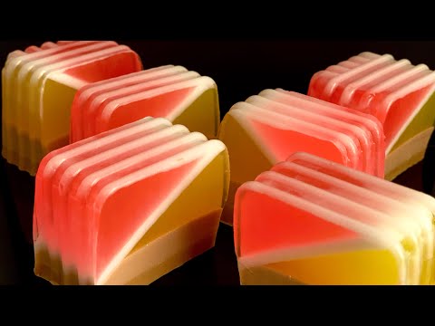 Видео: Мыло под нарезку. Как приготовить мыло Мармелад, Желе легко и просто. Подробное видео.