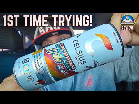 Видео: Обзор энергетического напитка Celsius® Retro Vibe! | Впервые пробую Celsius® | theendorsement