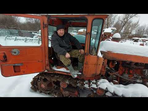 Видео: ДТ-75, готовлюсь к запуску! Легендарный гусеничный трактор из СССР!