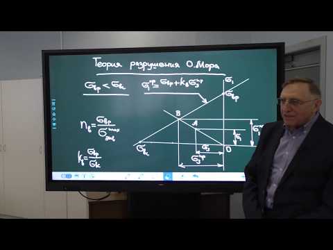 Видео: Сопротивление материалов. Лекция по теории начала разрушения