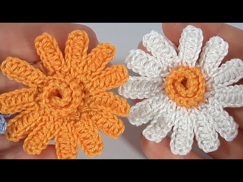 Видео: ВЯЗАНИЕ: Дейзи / Ромашка УЗОР ЦВЕТОК / РУКОВОДСТВО ПО ВЯЗАНИЮ #crochetdaisyflower #crochetflower