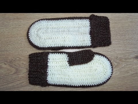 Видео: Варежки крючком ч 2