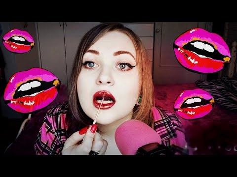 Видео: АСМР НАКРАСИМ ГУБКИ 💄 Моя Коллекция БЛЕСКОВ И ПОМАД 👄 Делаю себе макияж 💄 ASMR Моя КОСМЕТИКА 💄💄💄