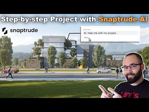 Видео: Проектирование зданий на ранних этапах с использованием ИИ | Учебное пособие по Snaptrude