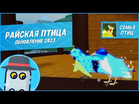 Видео: Райская Птица 🐤 Обновление 2023 Семья Птиц Роблокс - Roblox Feather Family 🐤 Bird of Paradise update