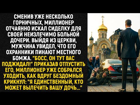 Видео: Миллионер уже собрался уходить, как вдруг бомж крикнул: "Только я могу спасти вашу дочь..."