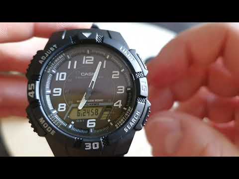 Видео: Распаковка и обзор часов Casio AQ-S800W-1B