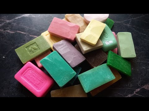 Видео: ASMR soap | soap cutting | резка мыла