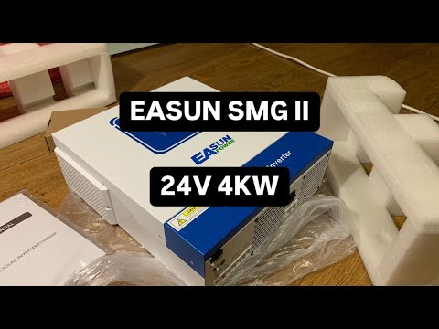 Видео: Гибридный инвертор EASUN SMG II 24V 4KW / распаковка / собственное потребление / что внутри