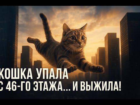 Видео: Кошка упала с 46-го этажа… и ВЫЖИЛА! Учёные в шоке от этого феномена
