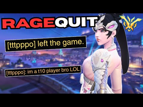 Видео: Я попал в топ-10 смурфов RAGEEQUIT после победы — Overwatch 2